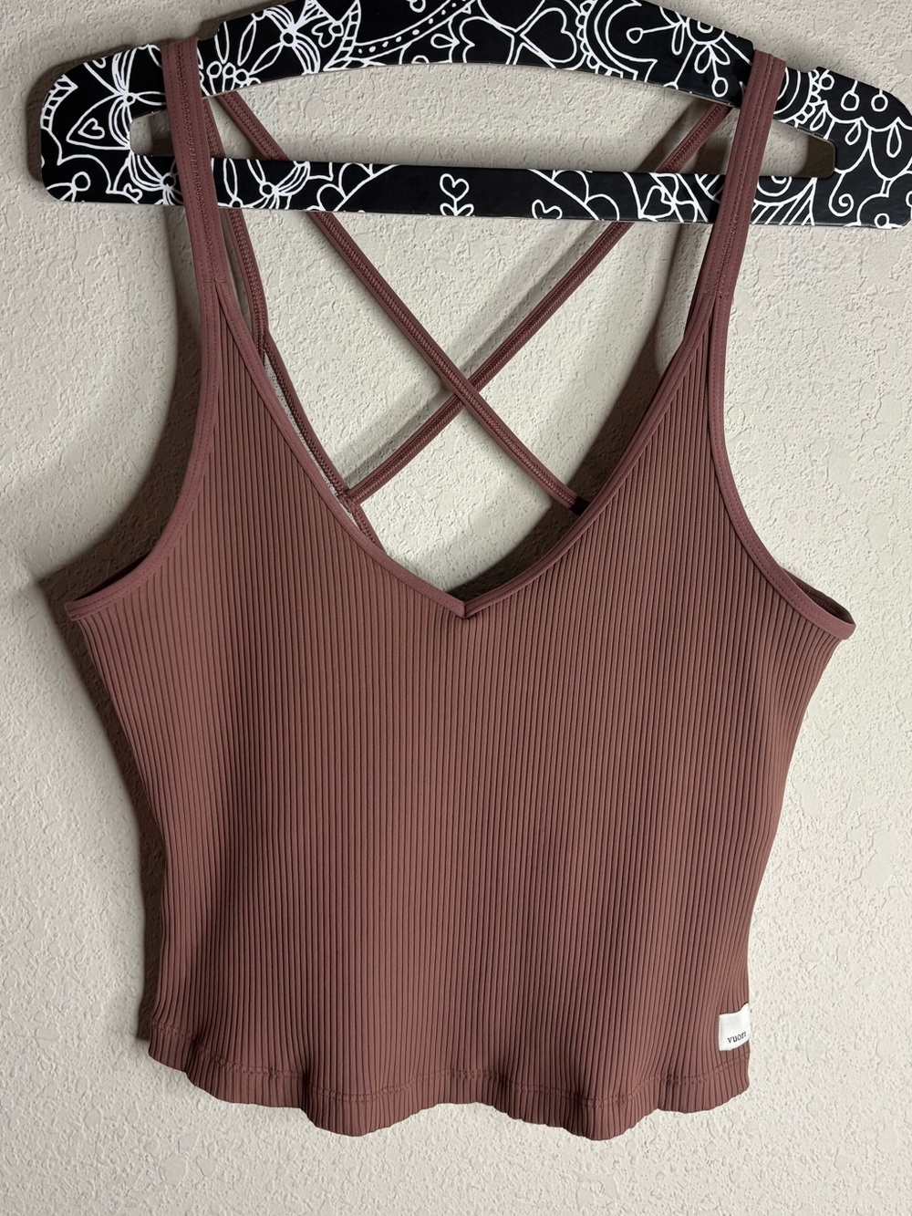Vuori Rib Crop Tank VW189 size large